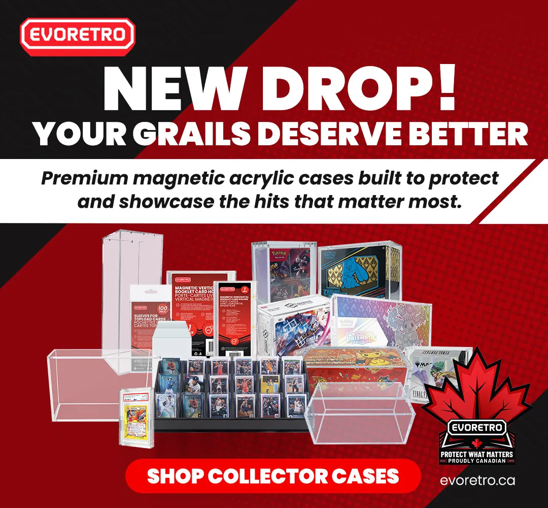 EVORETRO | Premium Trading Card & Collectible Protection EVORETRO Canada EVORETRO | Premium Trading Card & Collectible Protection EVORETRO Canada