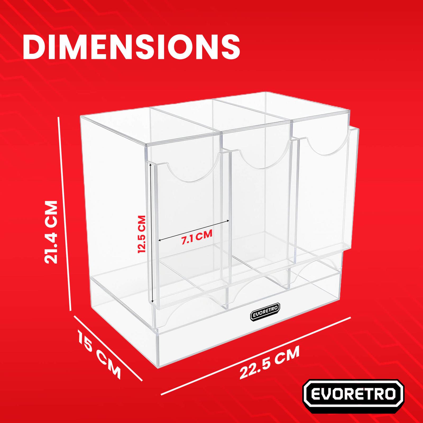 booster pack acrylic display stand