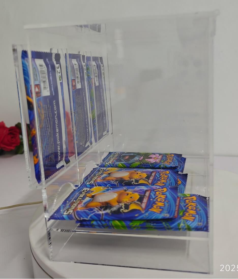 booster pack acrylic display stand