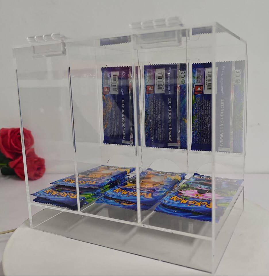 booster pack acrylic display stand