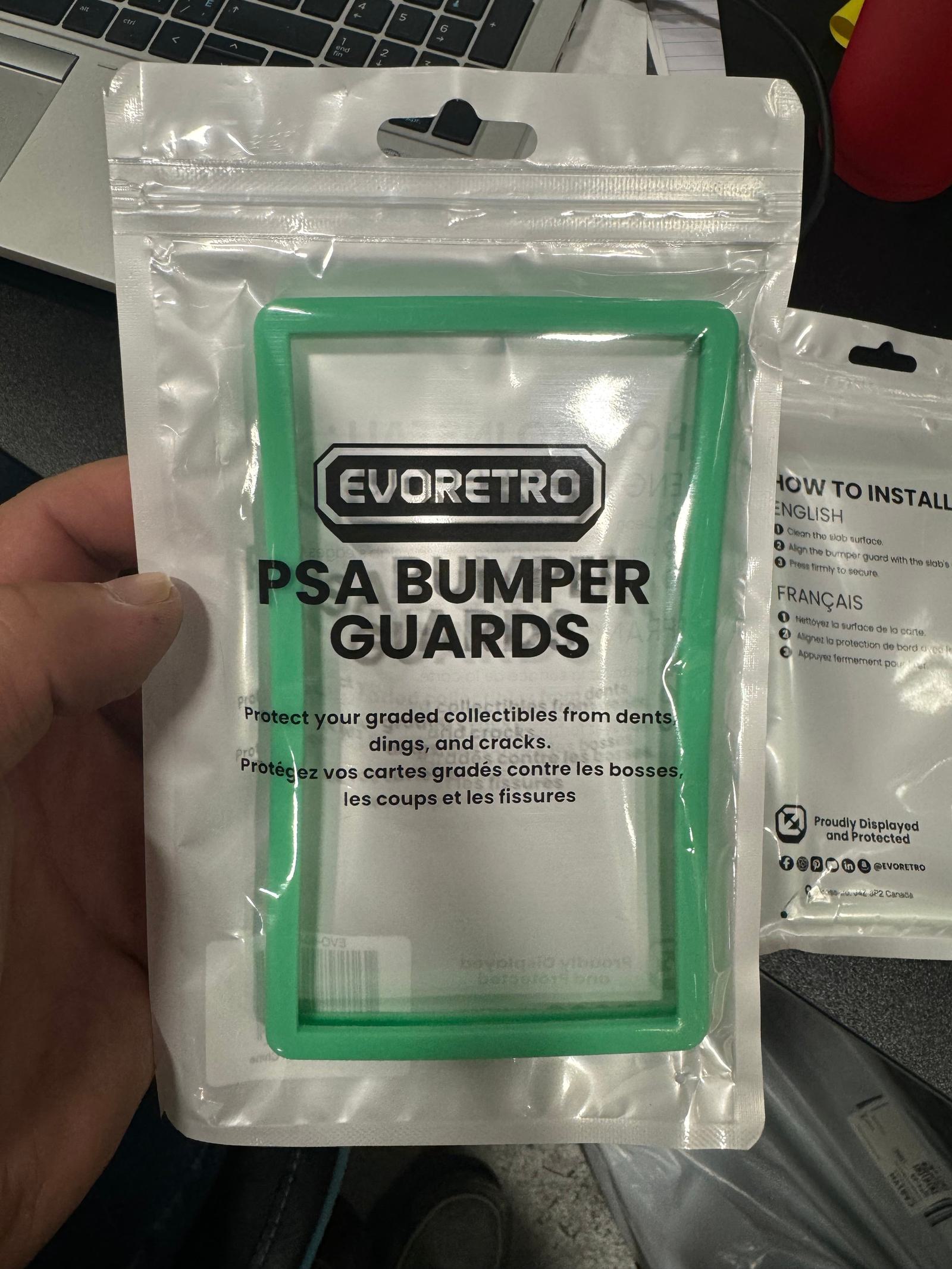 bumper graded slab protector for psa