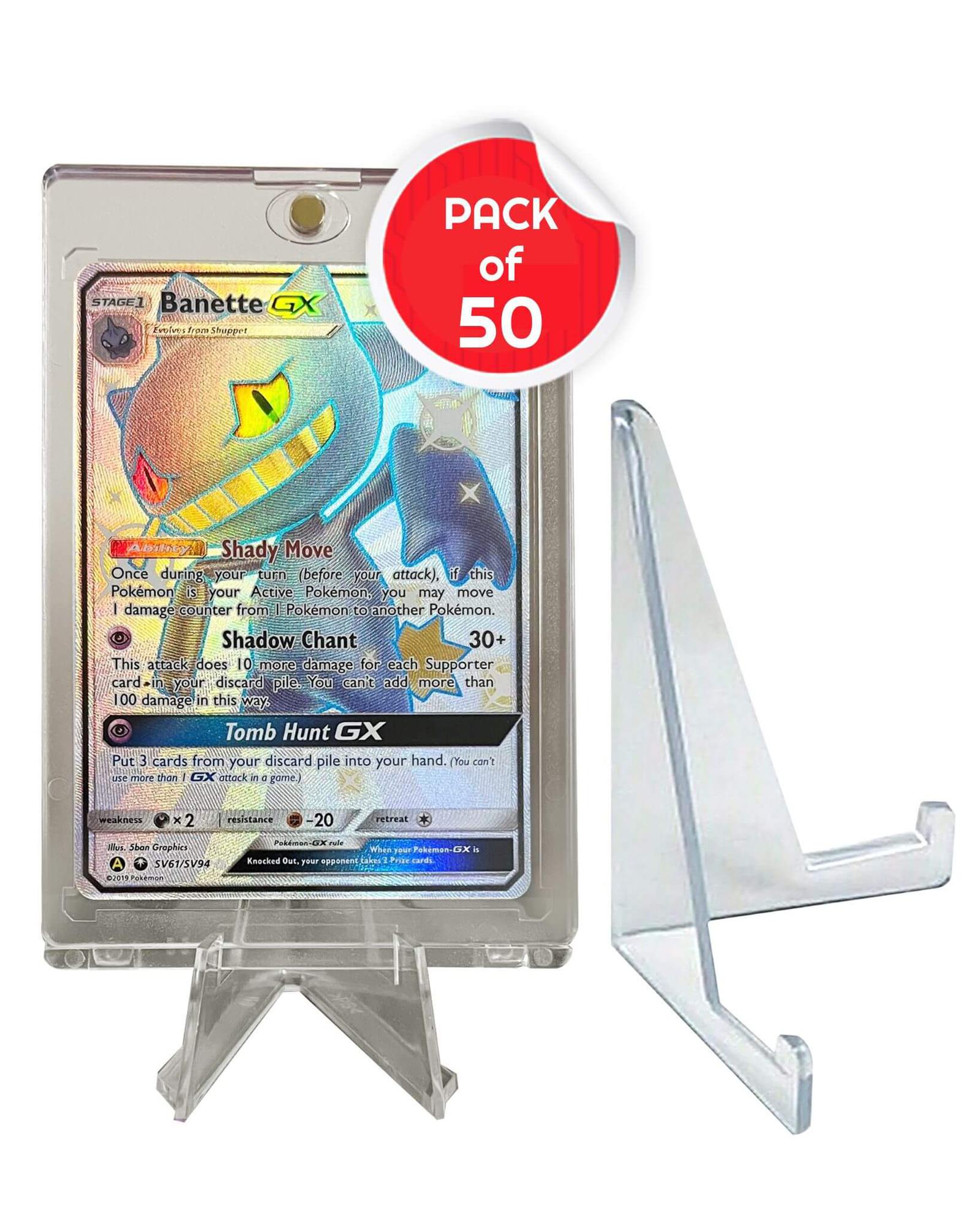 clear display stand for trading game cards