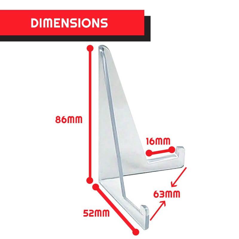 clear display stand for trading game cards