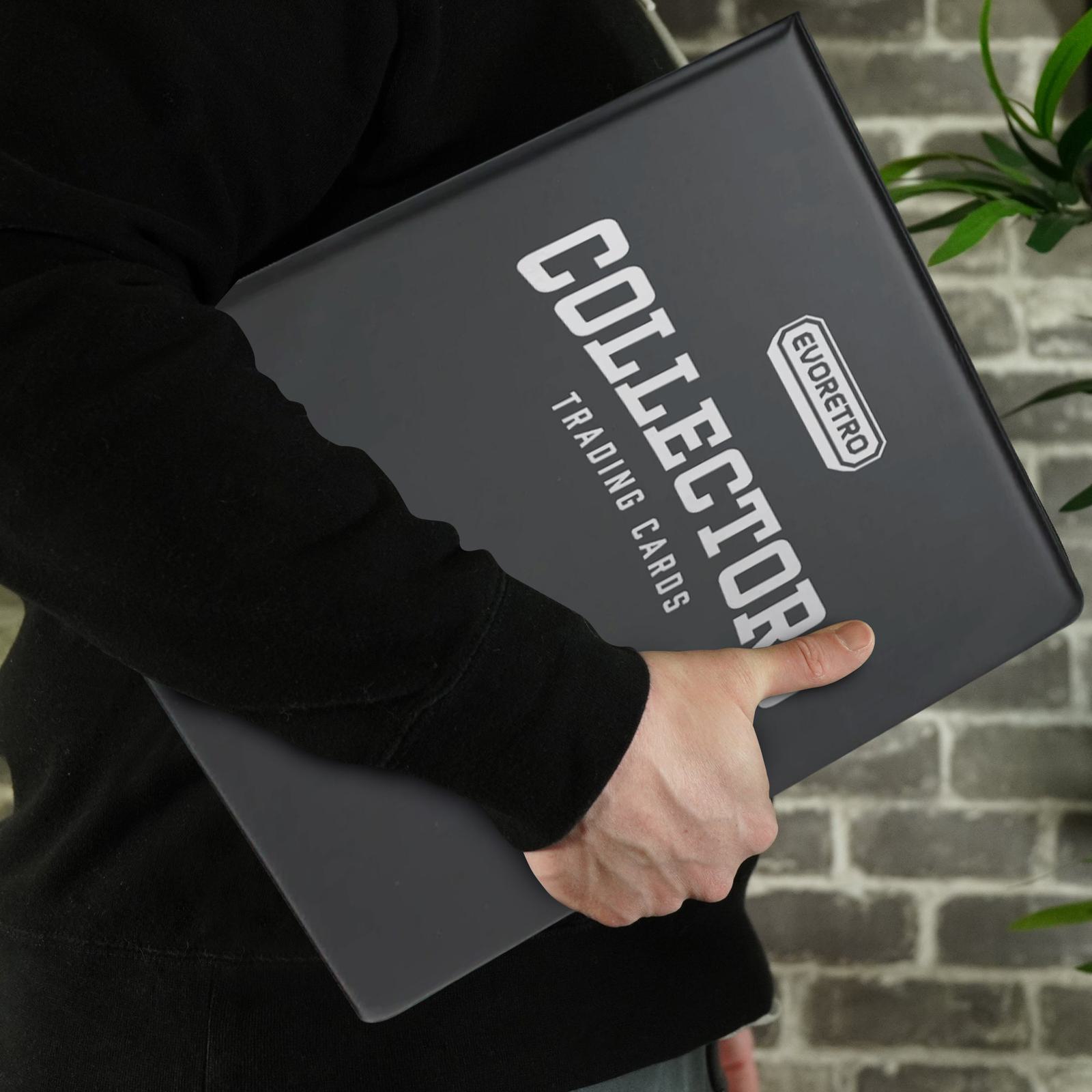 EVORETRO classeur à anneaux de 3 po pour cartes à collectionner | Album de collection noir