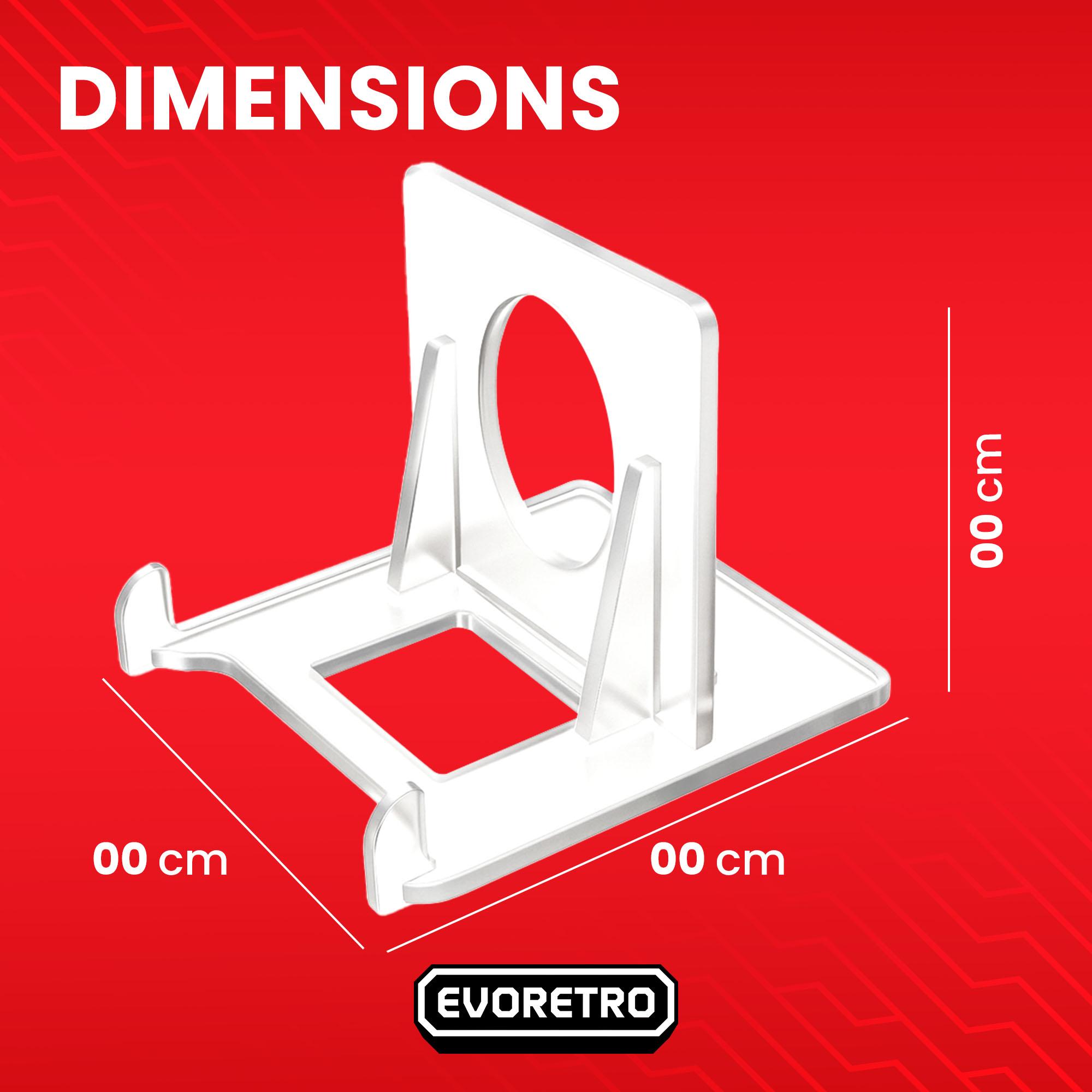 EVORETRO Acrylic Ajustable Stand for Graded Card | Slab Holder Loose