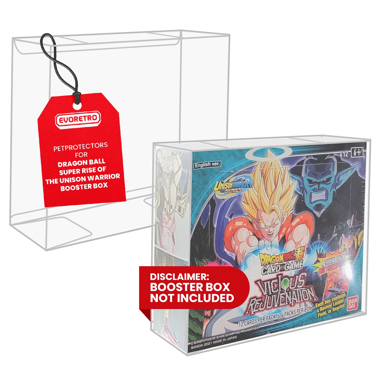 Dragon Ball Super Rise of The Unison Warrior Booster Box - PET Protector 0.50MM - Pack of 1
