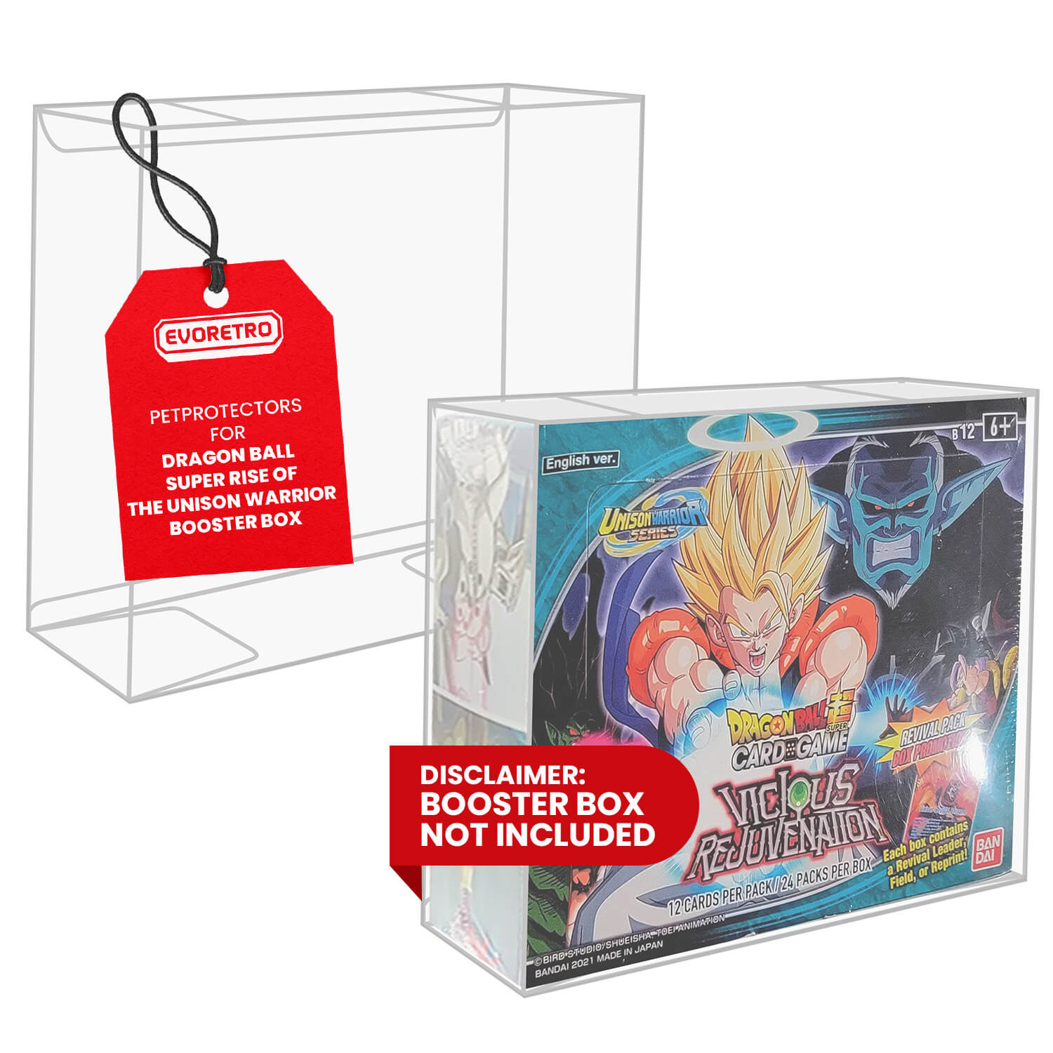 Dragon Ball Super Rise of The Unison Warrior Booster Box - PET Protector 0.50MM - Pack de 1