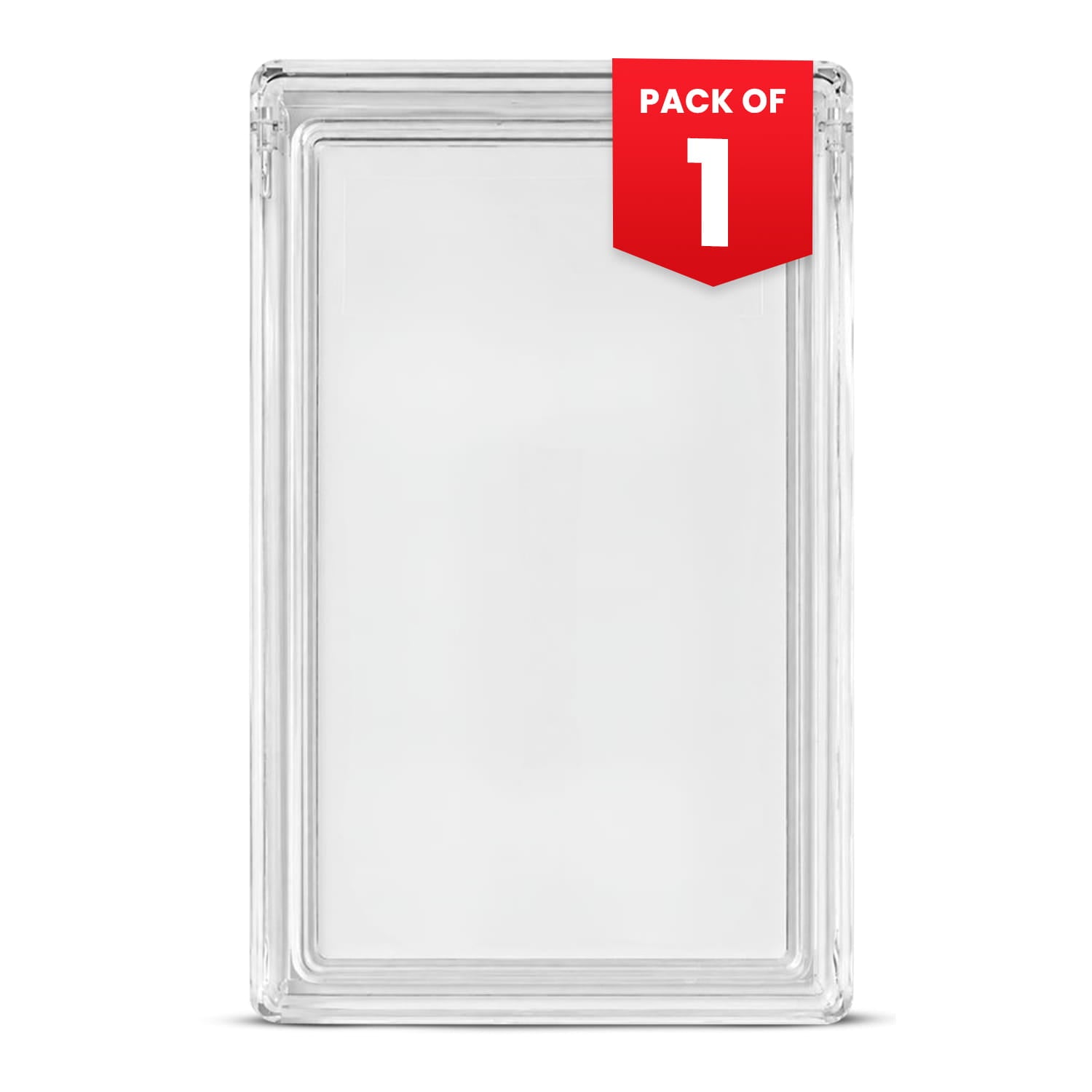Magnetic acrylic case holder for TAG slab card pack of 1