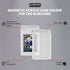 Magnetic acrylic case holder for TAG slab card with UV protection and crystal clarity