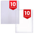 10 pack jumbo card toploader and soft card sleeves