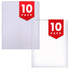 10 pack extra large jumbo card toploader and soft sleeves