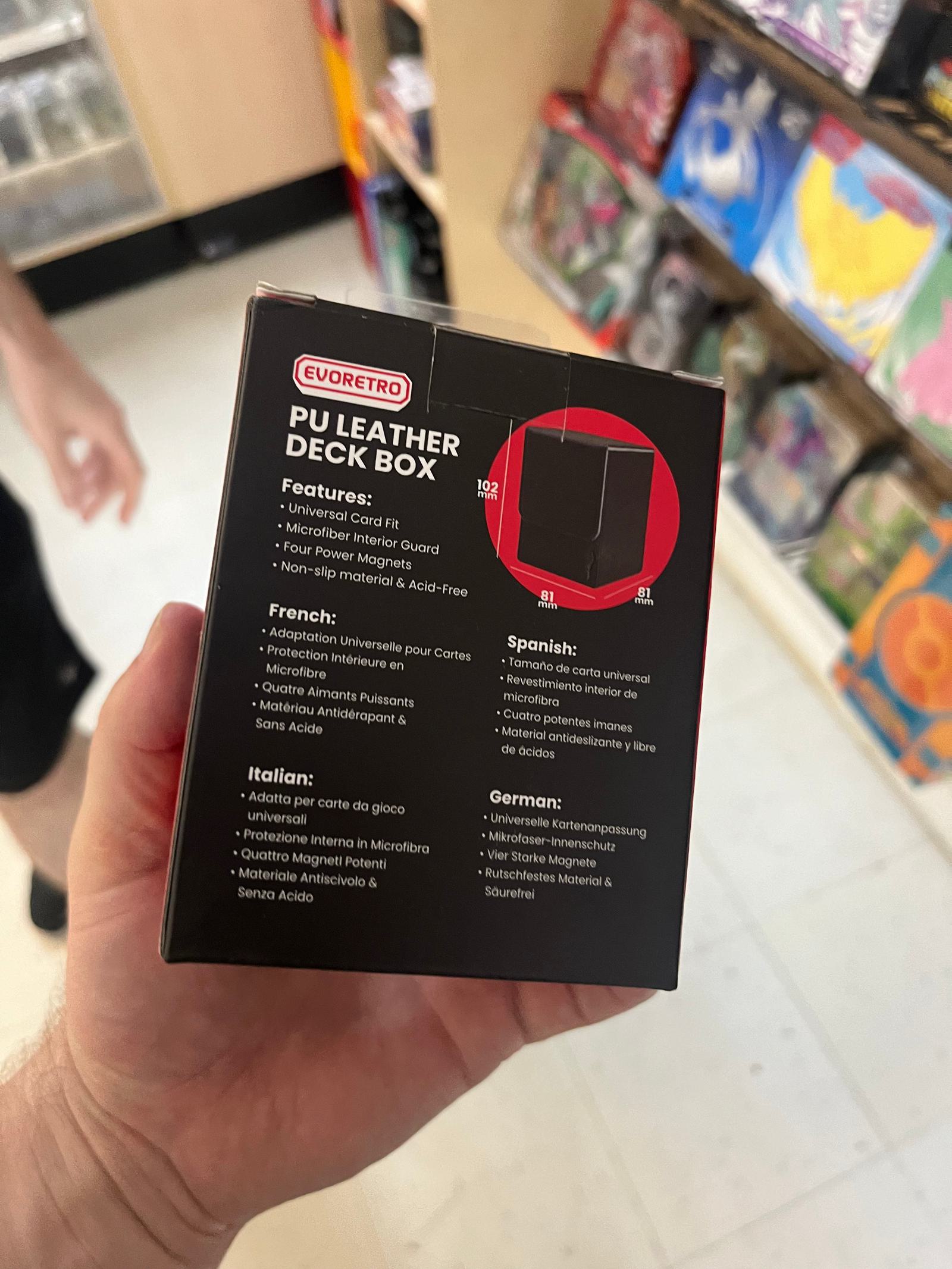 magnetic black deck box