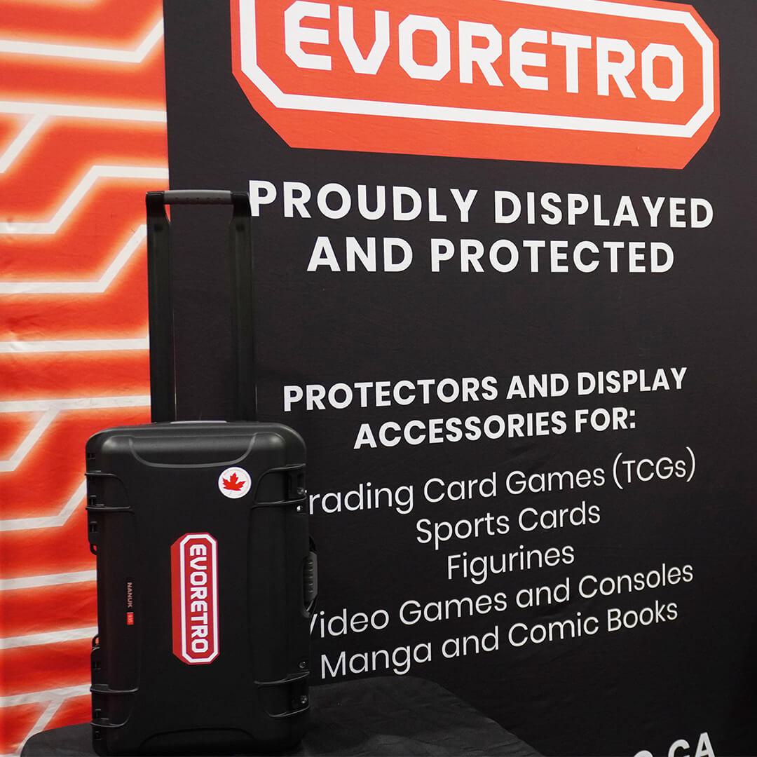 evoretro waterproof wheeled card case