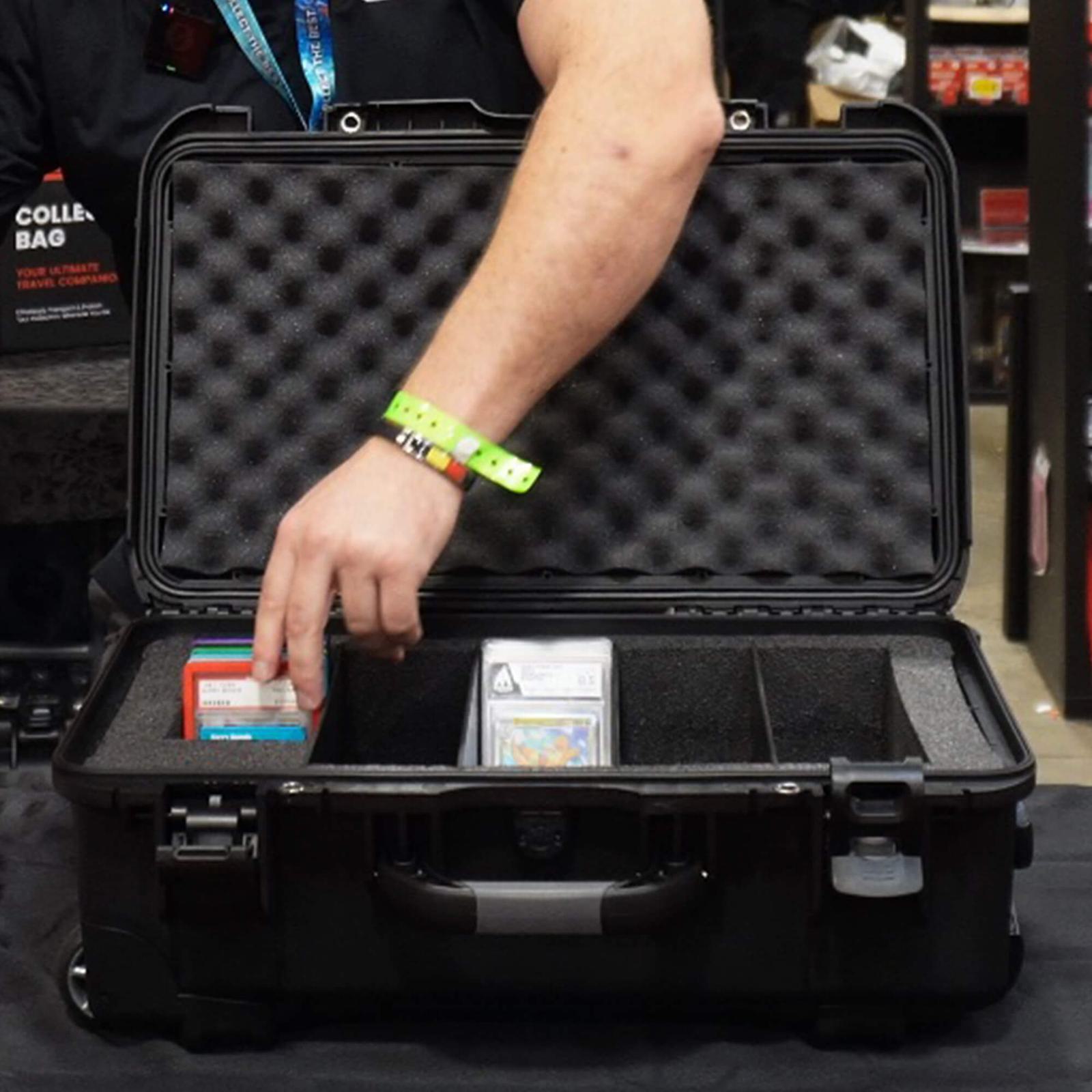 evoretro waterproof wheeled card case