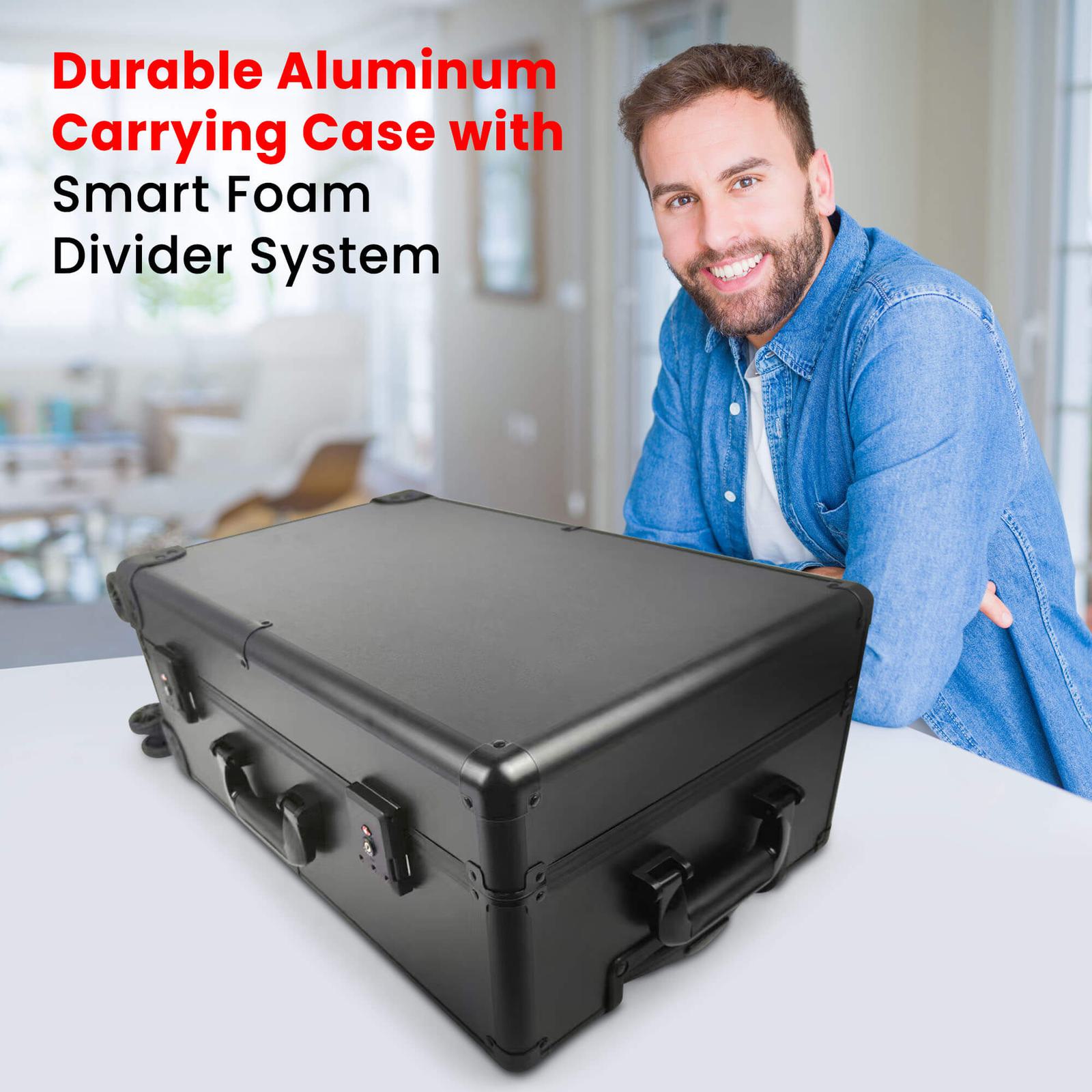 graded card case 5 row roller