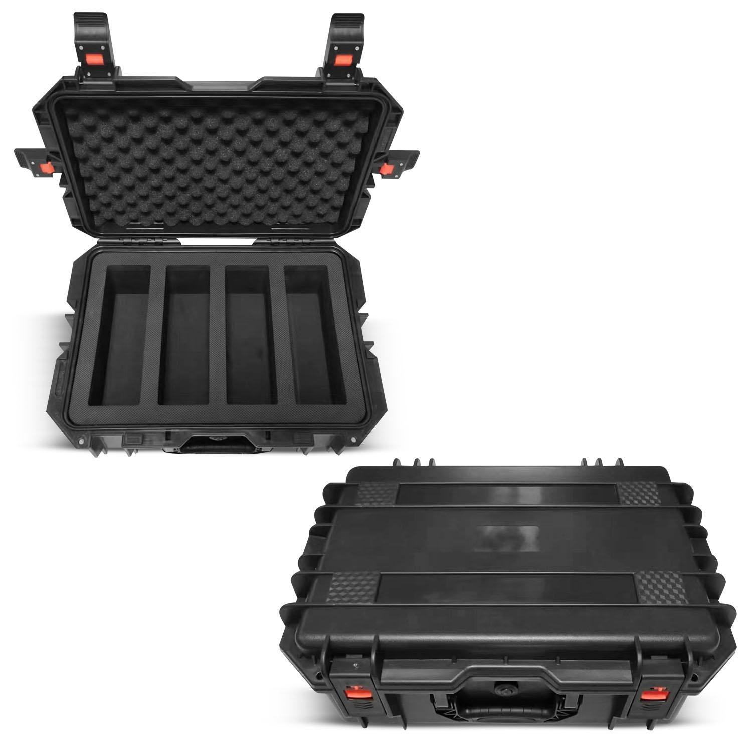 EVORETRO Travel Roller Case for Graded Cards – 4-Row Heavy-Duty Build