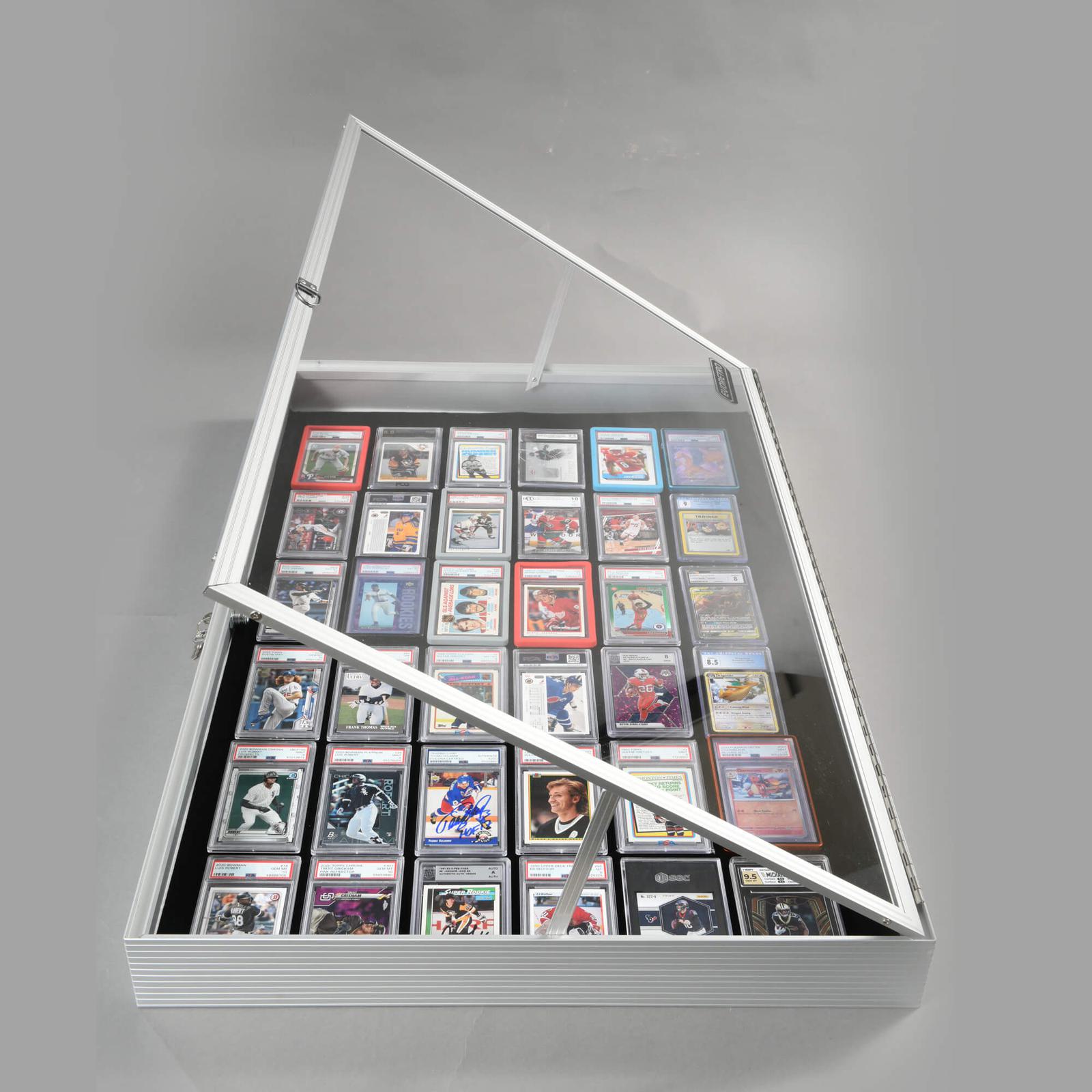 Silver Lockable Aluminum Display Case for Trade Shows | Evoretro EVORETRO Canada Silver Lockable Aluminum Display Case for Trade Shows | Evoretro EVORETRO Canada