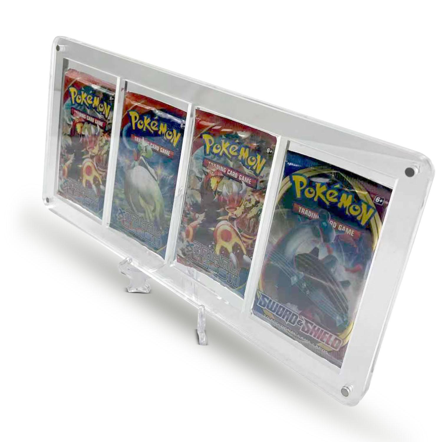 magnetic acrylic booster pack display case evoretro