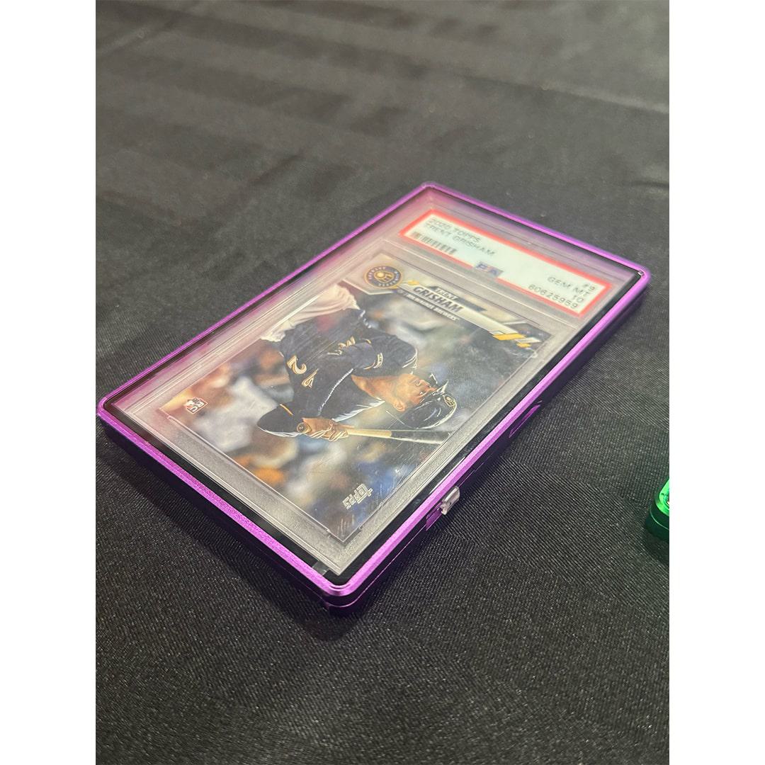 magnetic psa card case