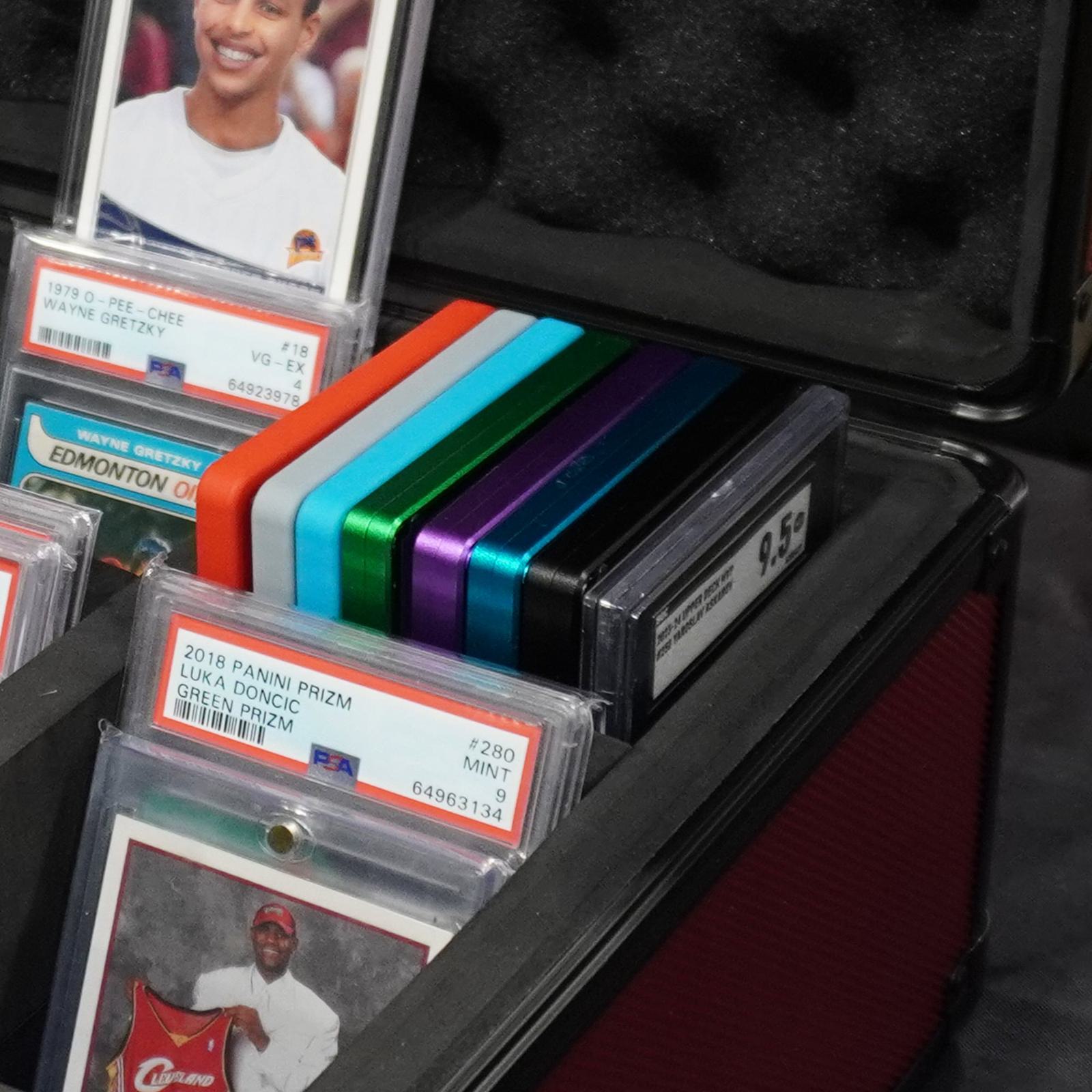 magnetic psa card case