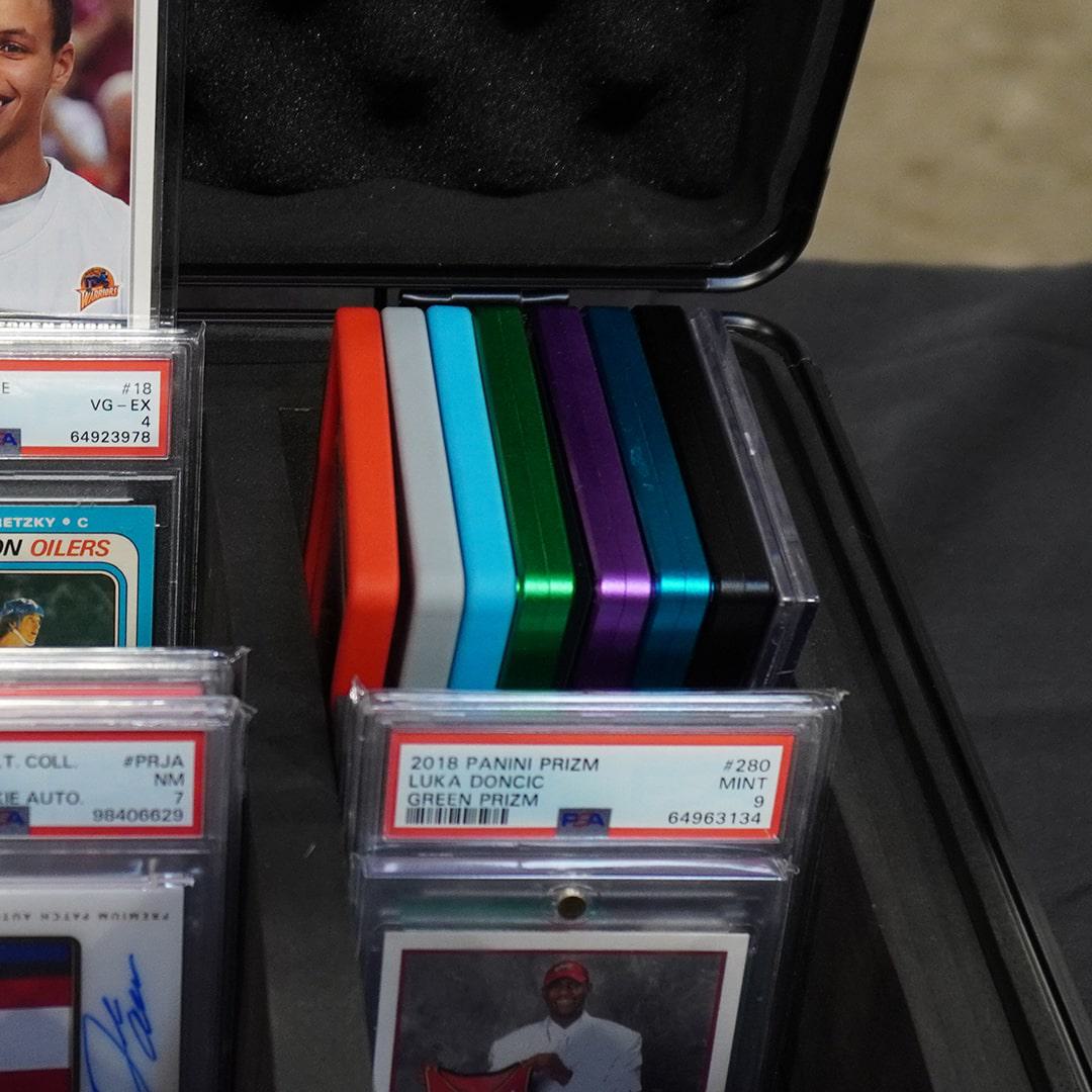 magnetic psa card case