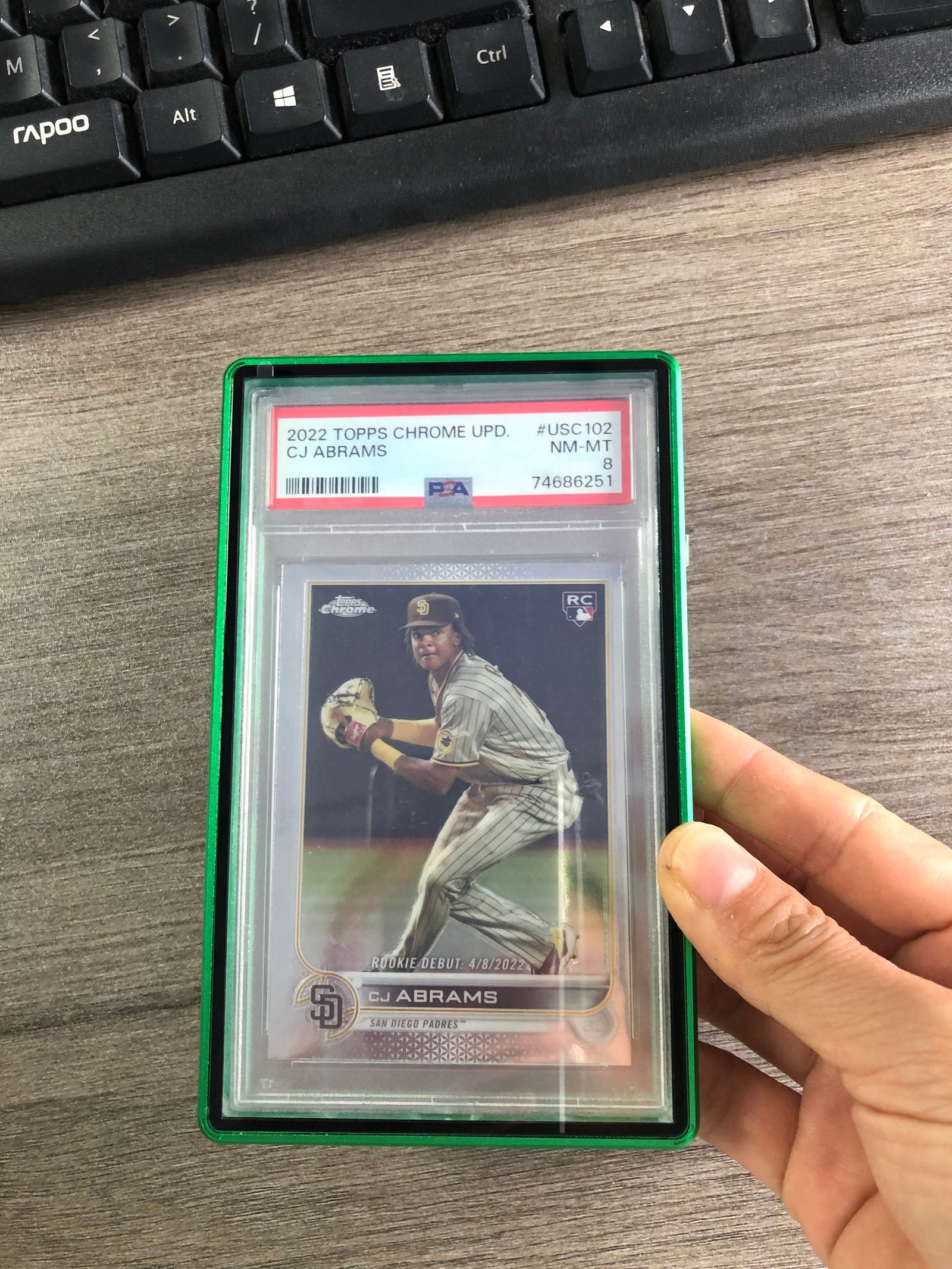 magnetic psa card case