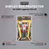 WWE Legends Elite Series 22 Hulk Hogan figure inside PET protector, with callouts highlighting product features.