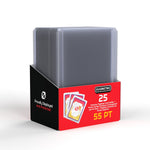 25 Toploaders EVORETRO 35 pt / 55 pt / 75 pt / 100 pt / 180 pt – Paquet de 25 pour cartes à collectionner