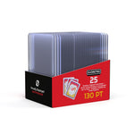 25 Toploaders EVORETRO 35 pt / 55 pt / 75 pt / 100 pt / 180 pt – Paquet de 25 pour cartes à collectionner