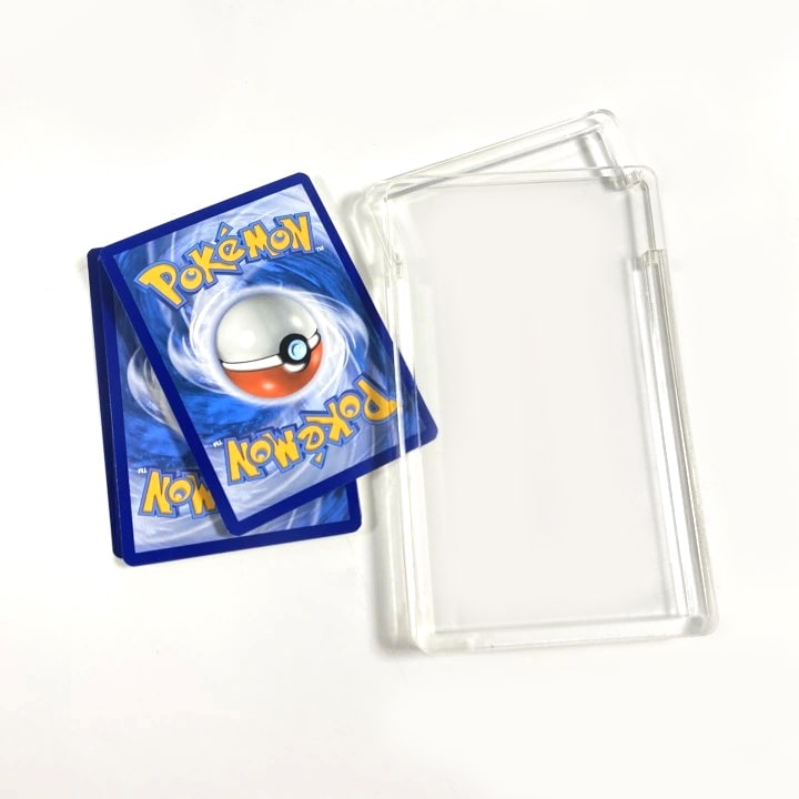 Pokemon Booster Pack Case English Size with Magnetic Lock Lid - Acrylic Protector 3MM - Pack of 2 - EVORETRO Canada