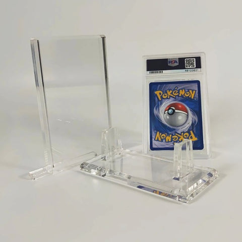 Pokemon PSA Graded Card Slab Holder (4mm) & Stand (10mm) - Acrylic Protector - Pack of 1 - EVORETRO Canada