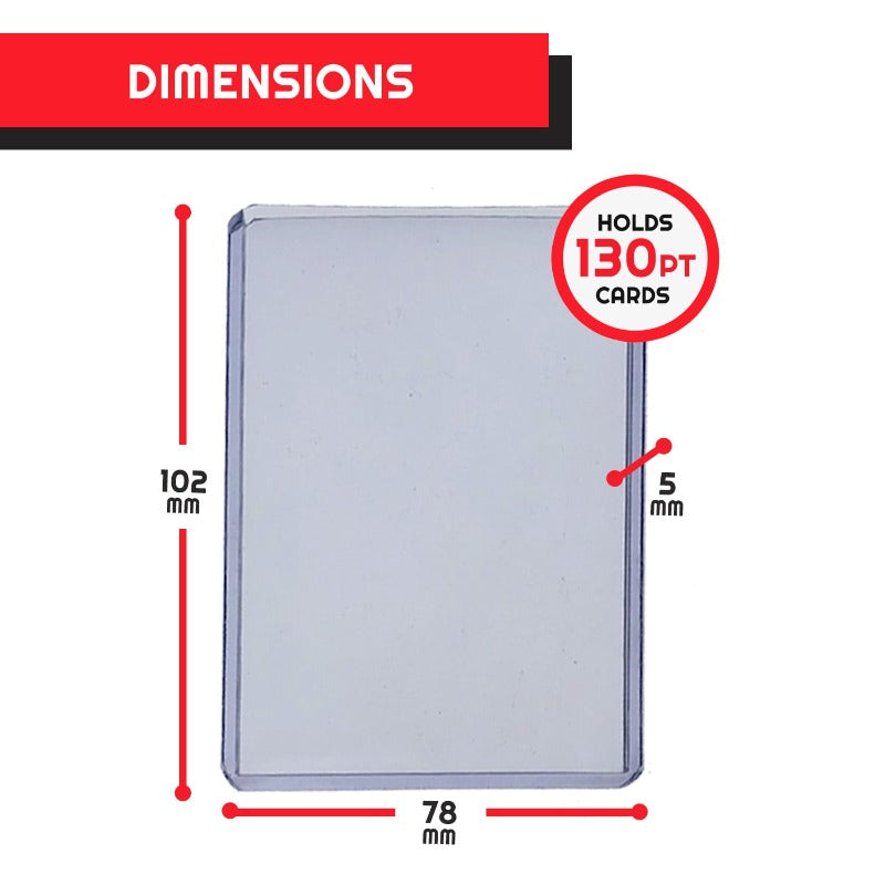 toploader card sleeves cm dimensions EVORETRO Topload Card Holder 3x4 130pt Pack of 10 – EVORETRO Canada
