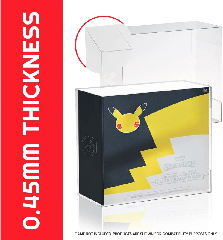 Pokemon ETB Center 25th Celebrations Elite Trainer Box (online EXCLUSIVE) - PET Protector 0.45MM - Pack of 1 - EVORETRO Canada