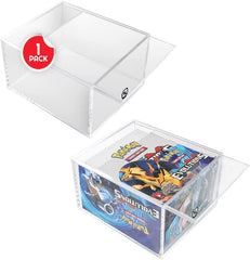 Pokemon Booster Box w/ Sliding Lid Anti-UV - Acrylic Protector 4.0MM - Pack of 1 - EVORETRO Canada