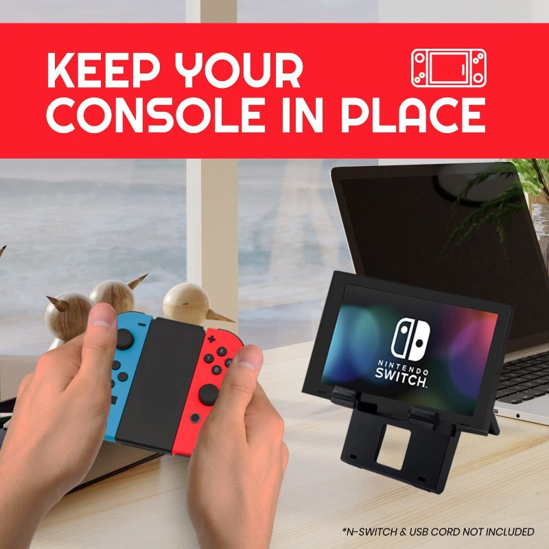 Evoretro Nintendo Switch Folding Stand In Black | EVORETRO Canada