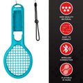 Nintendo Switch Tennis Racket Twin Pack Compatible with Slot Game Card Holder by EVORETRO - EVORETRO Canada
