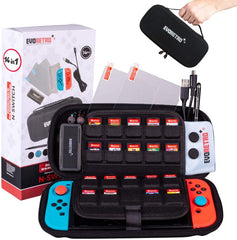 Nintendo Switch Bundle 14 in 1 (Elementary Starter Kit) (Black) - EVORETRO Canada