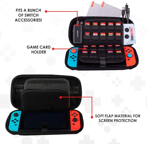 Nintendo Switch Bundle 14 in 1 (Elementary Starter Kit) (Black) - EVORETRO Canada