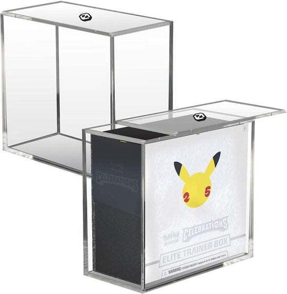 Pokemon ETB Elite Trainer Box w/ Sliding Lid Anti-UV - Acrylic