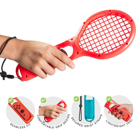 Nintendo Switch Tennis Racket Twin Pack Compatible with Slot Game Card Holder by EVORETRO - EVORETRO Canada