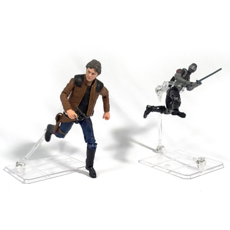 Star Wars & GI stand Joe Articulated Plastic Stands for 3.75 and 6 Inches Action Figure - EVORETRO Canada