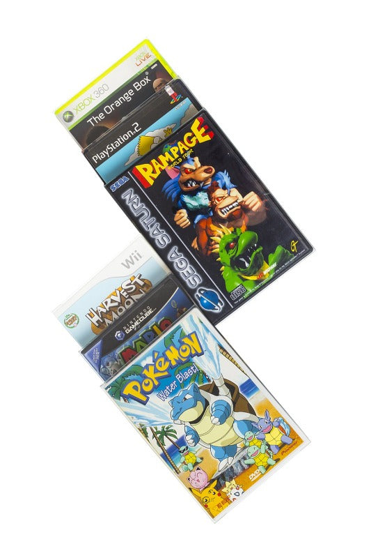 Reset Retro PS2 Protective Cases – 0.3/0.5mm Clear Plastic Sleeves For PlayStation 2 Games