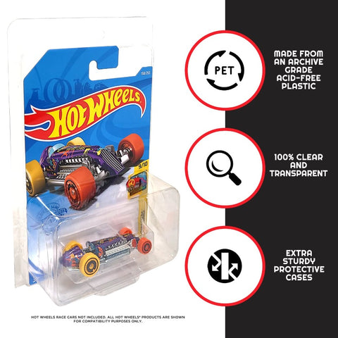 Hot Wheels Blisters for Long Card Mainline 0.60MM - EVORETRO Canada