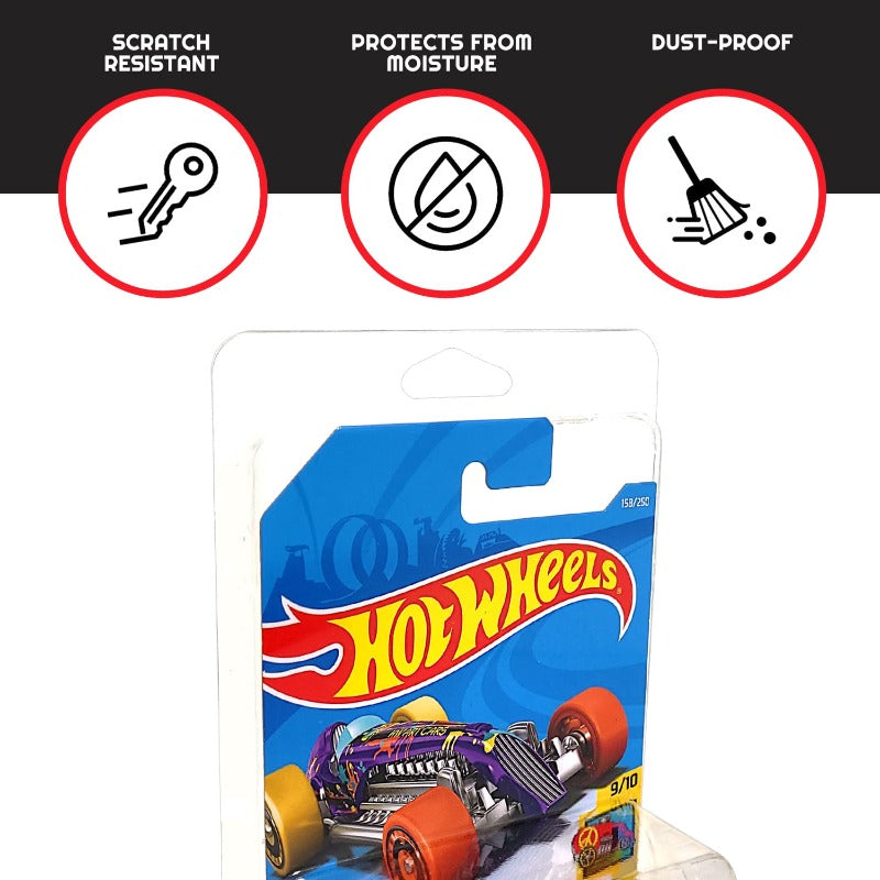 Hot Wheels Blisters for Long Card Mainline 0.60MM - EVORETRO Canada