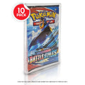 Pokemon Single Pack Booster, Magic, Yu-Gi-Oh Envelope - PET Protector 0.35MM - Pack of 10 - EVORETRO Canada