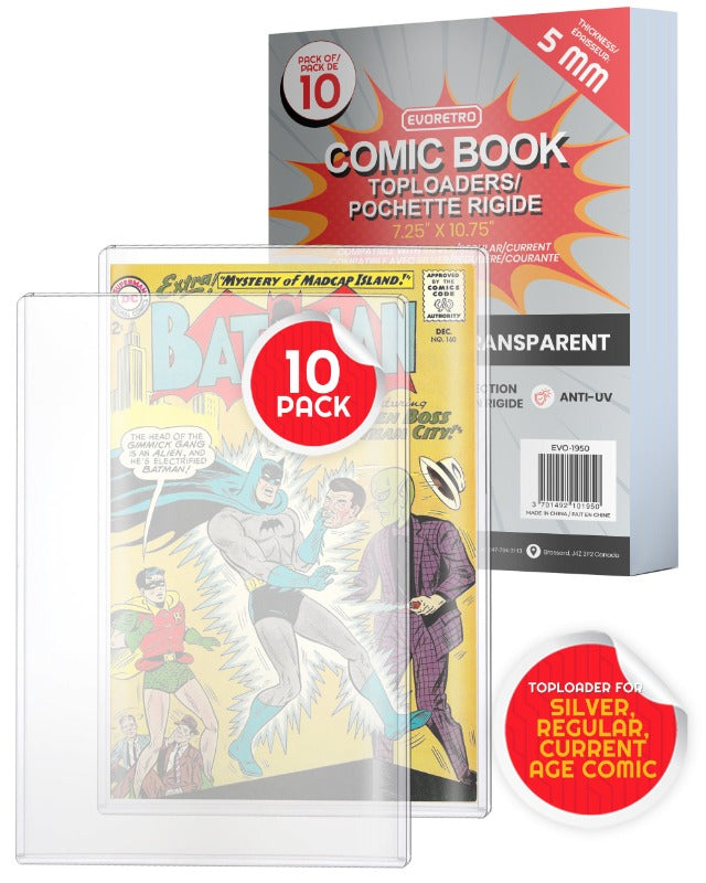 Comic Book Resealable Binder Sleeve current/modern, Fits 10.5 X
