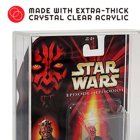 Acrylic Display Case for Star Wars & GI-Joe Carded 3.75