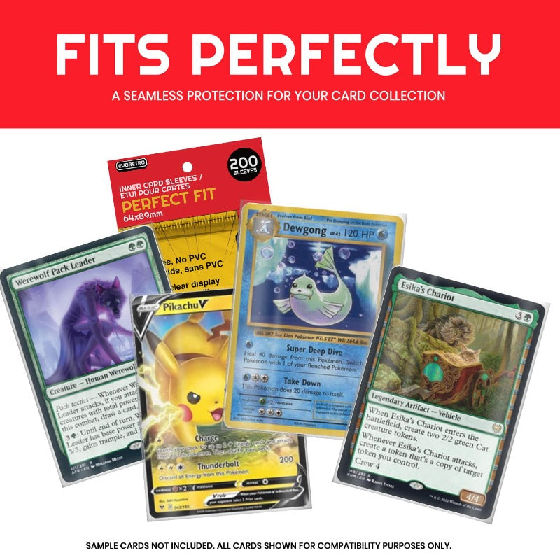 Perfect Fit Sleeves Inner Card Protector | EVORETRO EVORETRO Canada Perfect Fit Sleeves Inner Card Protector | EVORETRO EVORETRO Canada