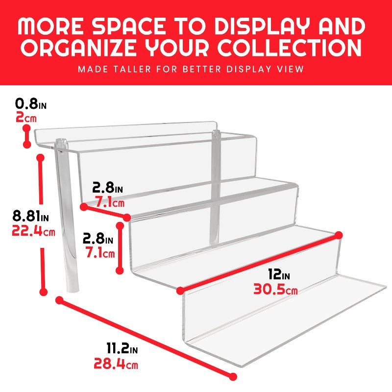 Acrylic Display Risers for Funko Pops and Action Figures 6 Inch - RS9  Inch - EVORETRO Canada