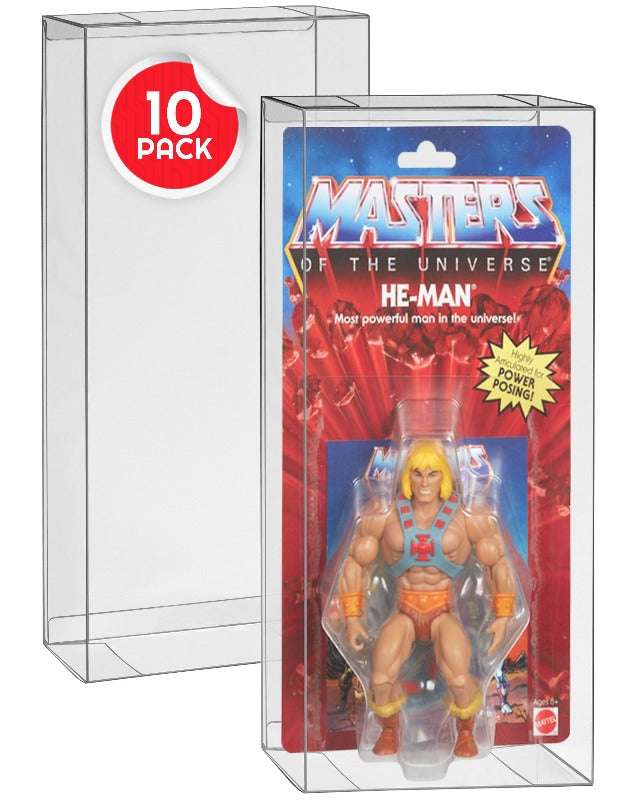 MOTU Origins Power Posing (Carded) Box - PET Protector 0.40MM - Pk of 10 - EVORETRO Canada